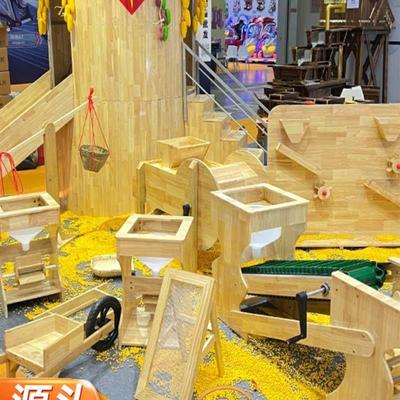 打谷场儿童乐园室内外淘气堡小型游乐场滑梯沙池天下粮仓设备玩具