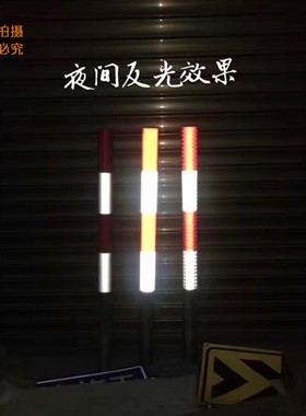 反光道口柱定预埋式钢管警示柱镀锌路障撞柱隔离柱墩交通设施