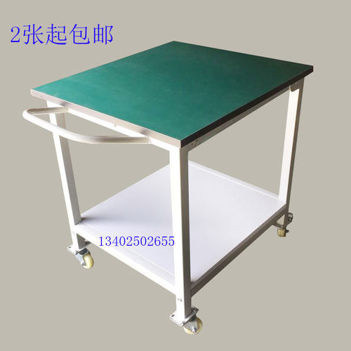 静电工作台手推车移动双层带抽屉可移动维修桌钳工台操作台