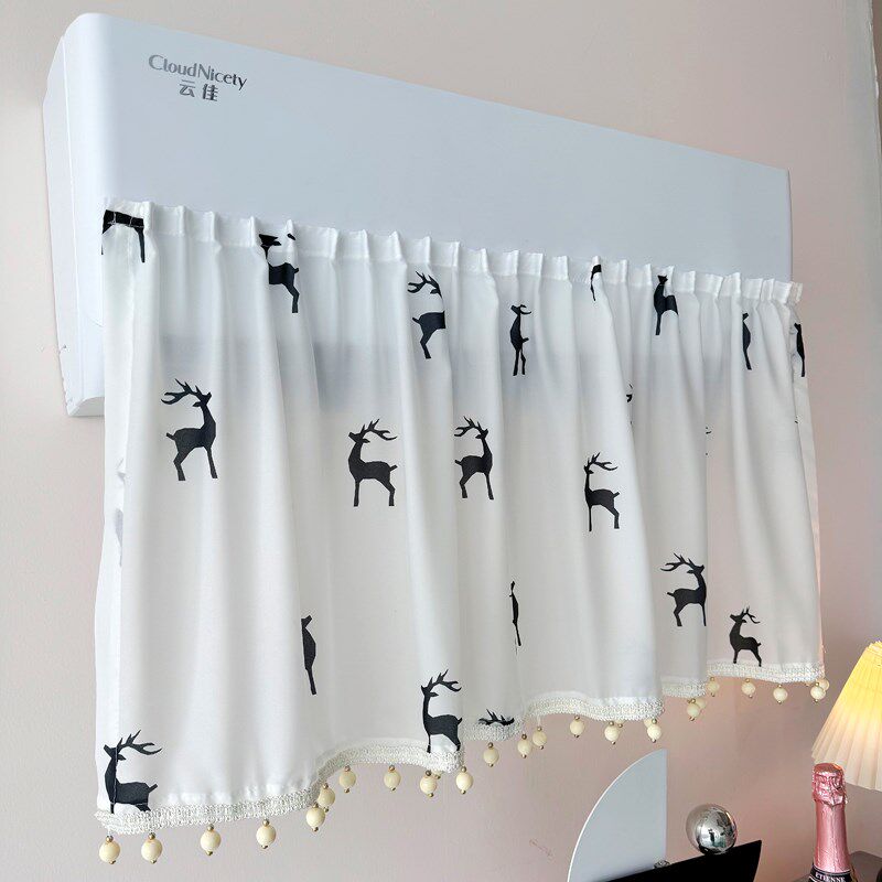 婴儿空调挡风帘直吹挂式中央空调遮风帘子月子通用出风口挡风板