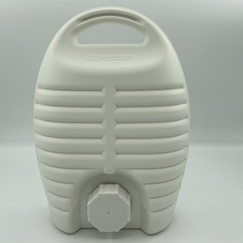 1.6L塑料暖手壶暖脚壶汤婆w子白色暖宝宝暖被窝壶日系风An全环保