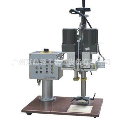 半自动台式旋盖机，锁盖机，封盖机，化妆品封口机，彩妆封口设备