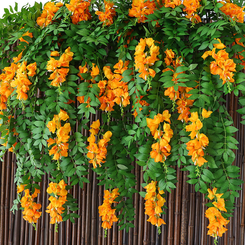 仿真笼吊兰绿植假花藤条花藤垂吊壁挂植物室内室外摆设