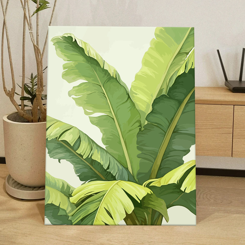 家业好寓意数字油画 画手工自己画 画填色手绘油画 画挂画 画
