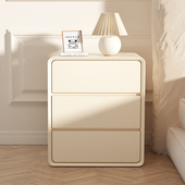 免安装 牀头柜奶油风简约现代卧室牀边小柜子收纳柜