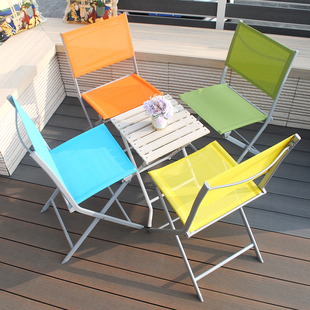 折叠椅餐椅阳台坐椅m便捷式靠背椅摆摊用折叠椅户外休闲特斯林椅