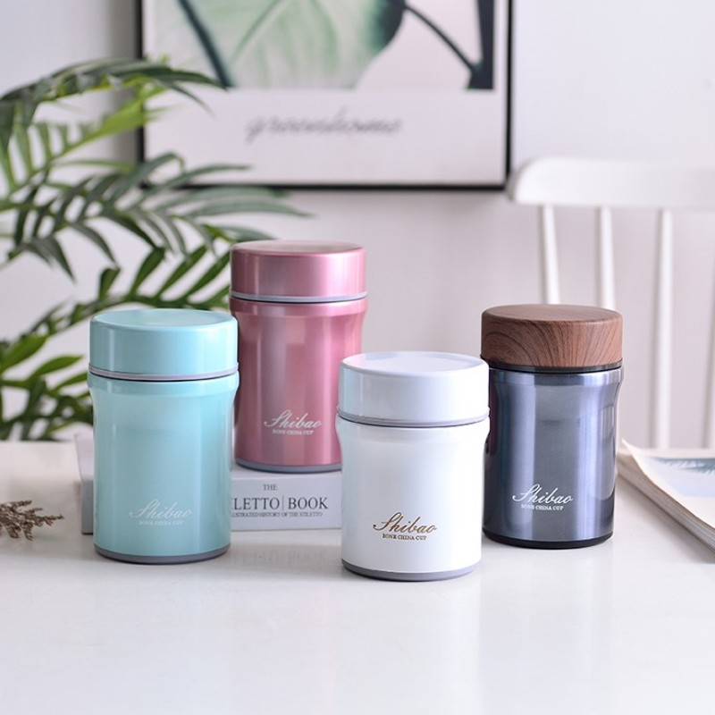 香港世宝真空骨瓷贴心内胆宝宝户外便携装饭粥便当盒