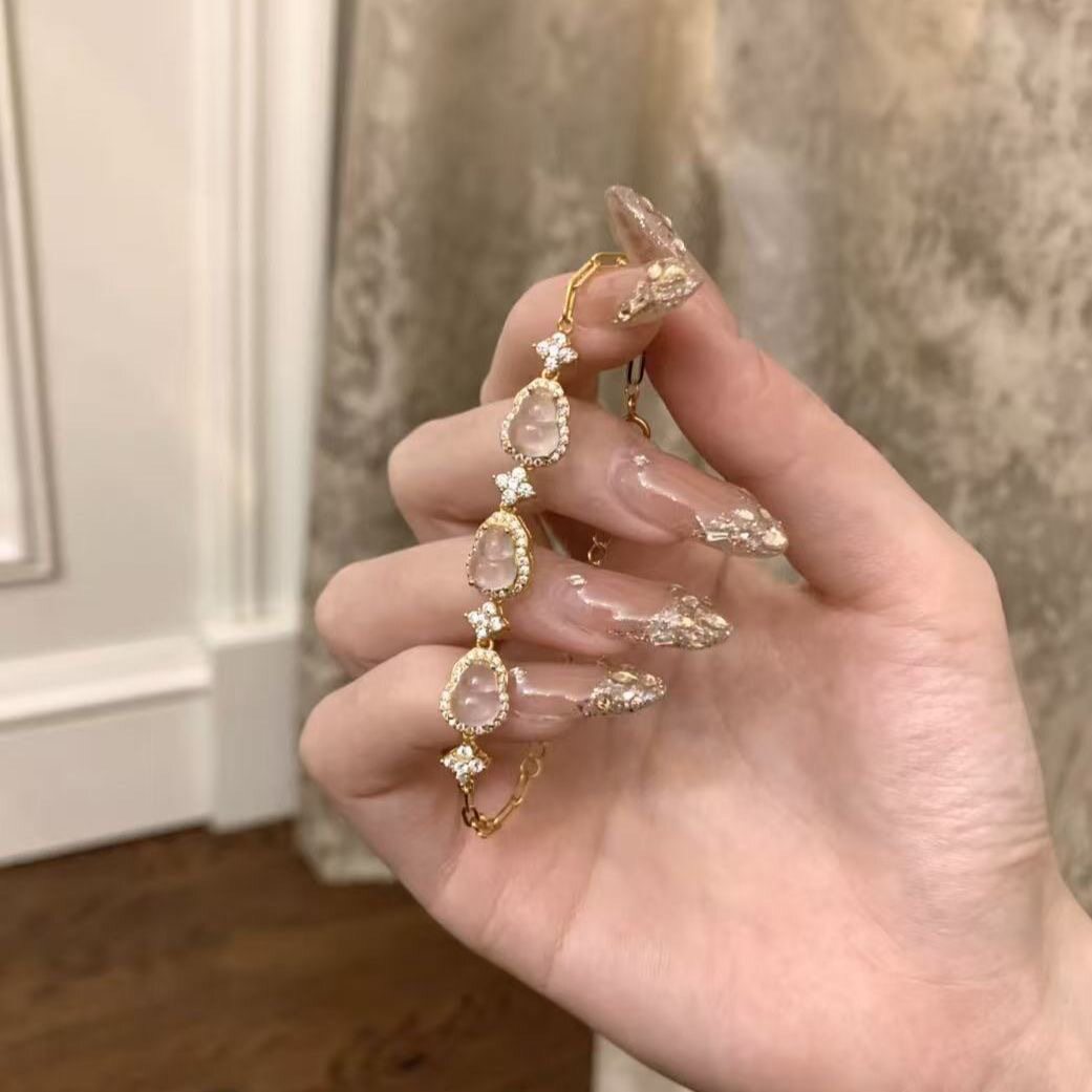 福禄新中式葫芦满钻串珠手链轻奢小众设计高级感精致时尚送女友 - 实物图