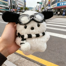 可爱帕恰狗书包包挂件钥匙扣链毛绒公仔玩偶毛绒diy小挂饰创意潮