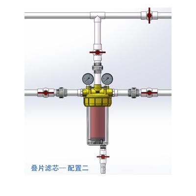 庆安过滤器 QZH水线 大水量 Φ32过滤器 养鸡 方管水线 养殖畜牧