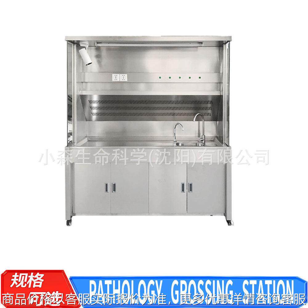 通风柜不锈钢尸检站Pathology Grossing Station实验室病理取材台