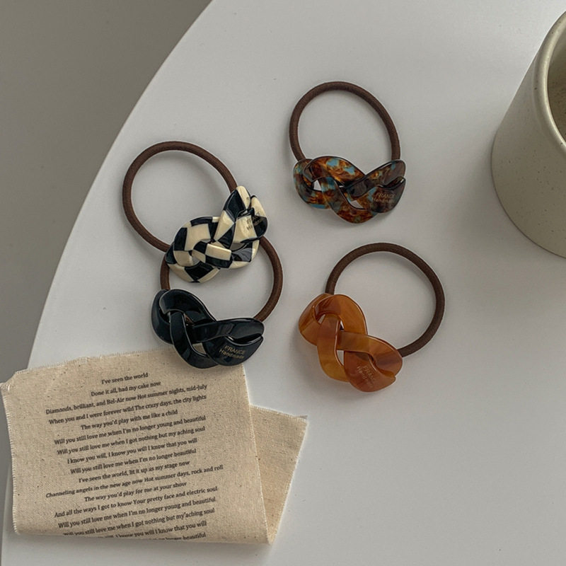 2022年新款网红发绳醋酸高弹力皮筋女气质扎发头绳韩国发饰发圈