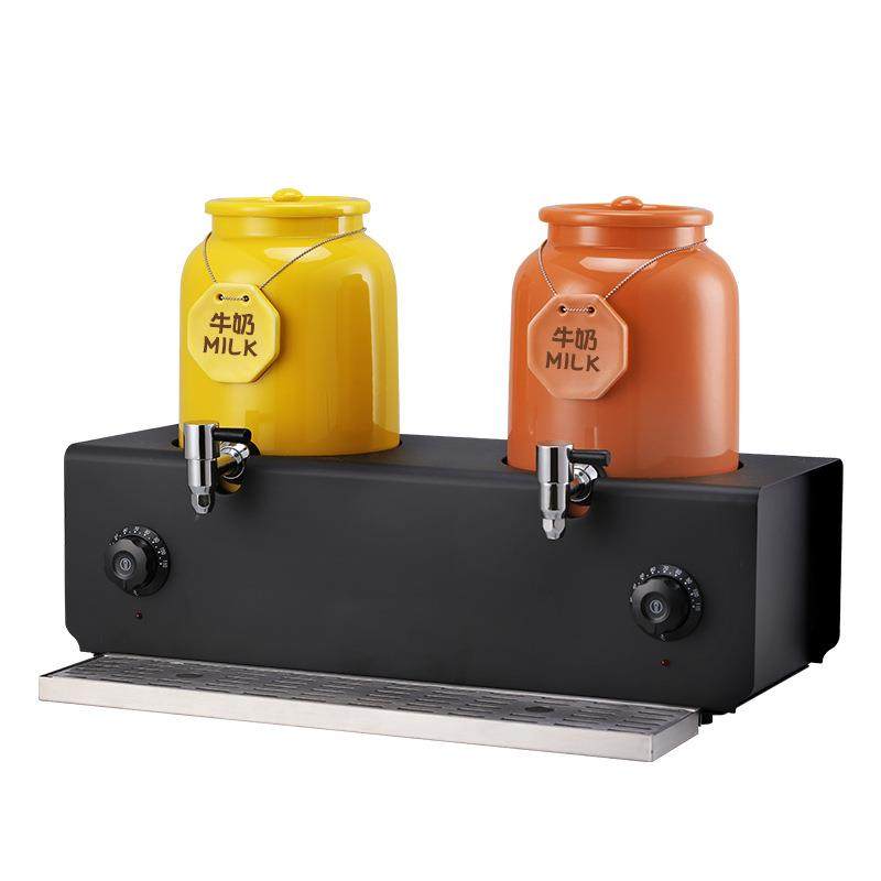 双头可调温陶瓷牛奶鼎保温加热牛奶容器自助餐豆浆果汁加热器,厨房电器,其他商用厨电,淘宝优惠券,粉丝福利购,淘宝优惠卷