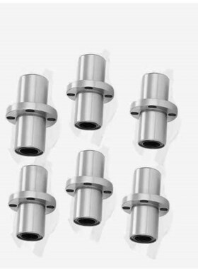 加长镀镍中间方法兰8直线轴承LMKC10 12 16 20 25 30 35 40 50LUU