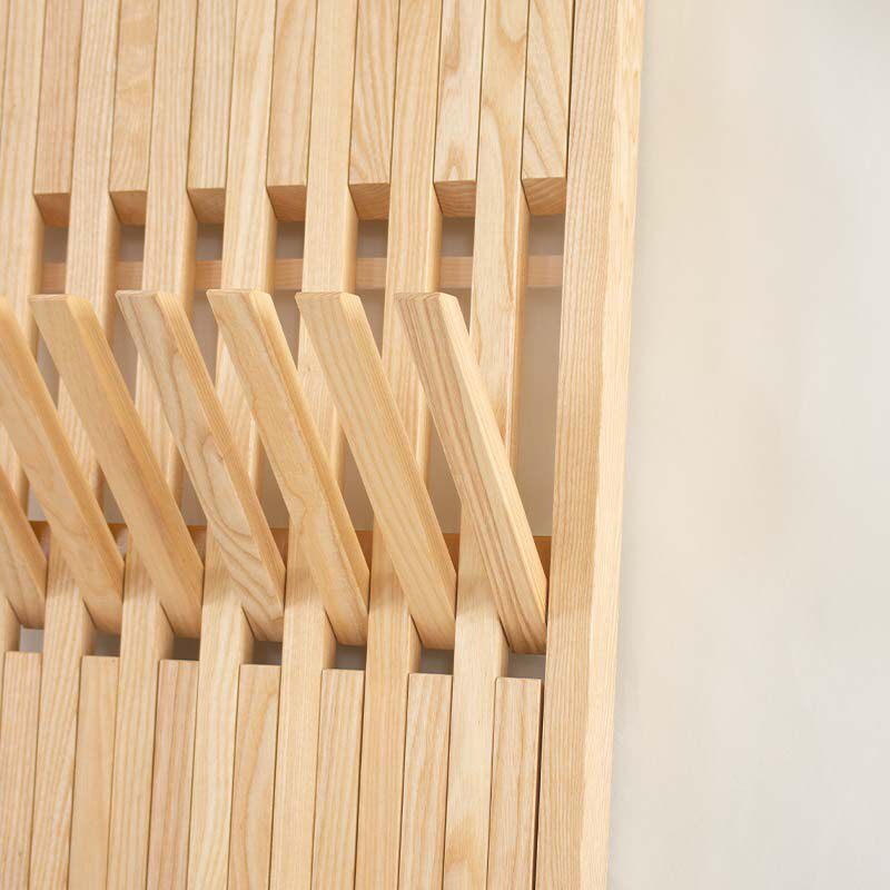 钢琴键挂衣架实木挂衣板创意挂钩玄关入户白蜡原木墙上收纳衣帽架