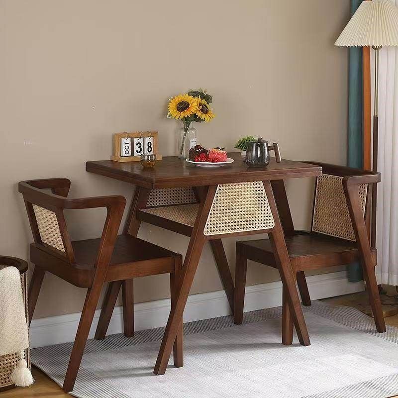 阳台休闲桌椅三件套白蜡木茶桌椅茶台小户型茶几折叠书桌一桌二椅,住宅家具,家用茶台/茶桌,淘宝优惠券,粉丝福利购,淘宝优惠卷