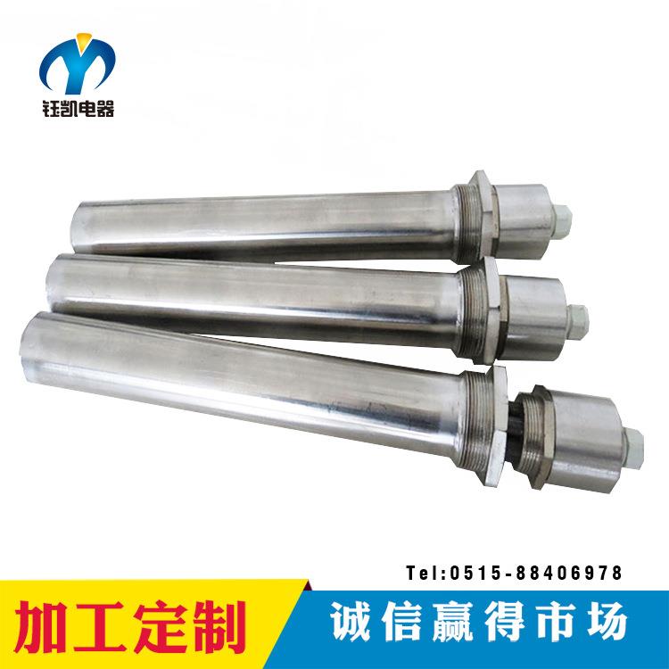 专业定制法兰加热器外带套筒防爆不锈钢套管发热筒电热管