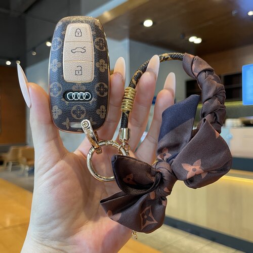 适用于奥迪a6l钥匙套a4l高级感a3l车q5l豪华a7壳q3扣q7q2l保护女