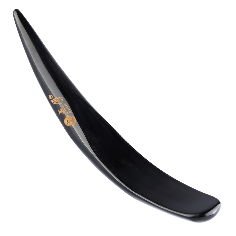 点犀天然水牛角拍痧杆擀赶筋棒穴位颈部足按摩敲背胆经刮痧器家用