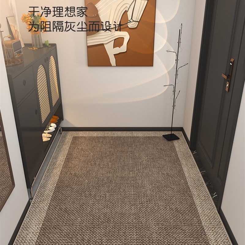 入户门地垫进门脚垫家用客厅地毯高级轻奢大门口脚垫进户玄关门垫