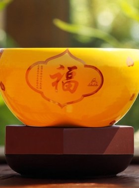 日常博古架中式祝福送礼客厅家居摆件陶瓷聚宝盆招财聚财摆件办