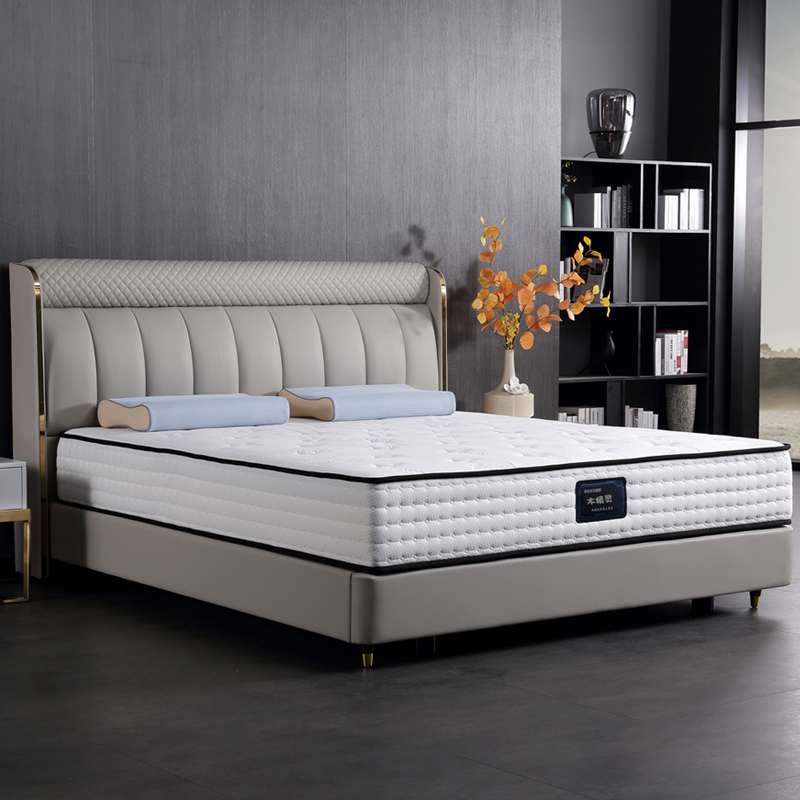 电动升降智能床垫凝胶记忆棉独立袋弹簧床垫双人皮床婚床整套1.8m