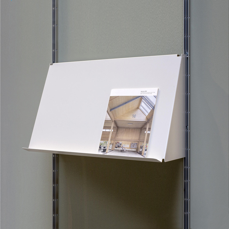 79斜隔搁板北欧简约多层书架客厅卧办公室金属墙壁挂V606置物架