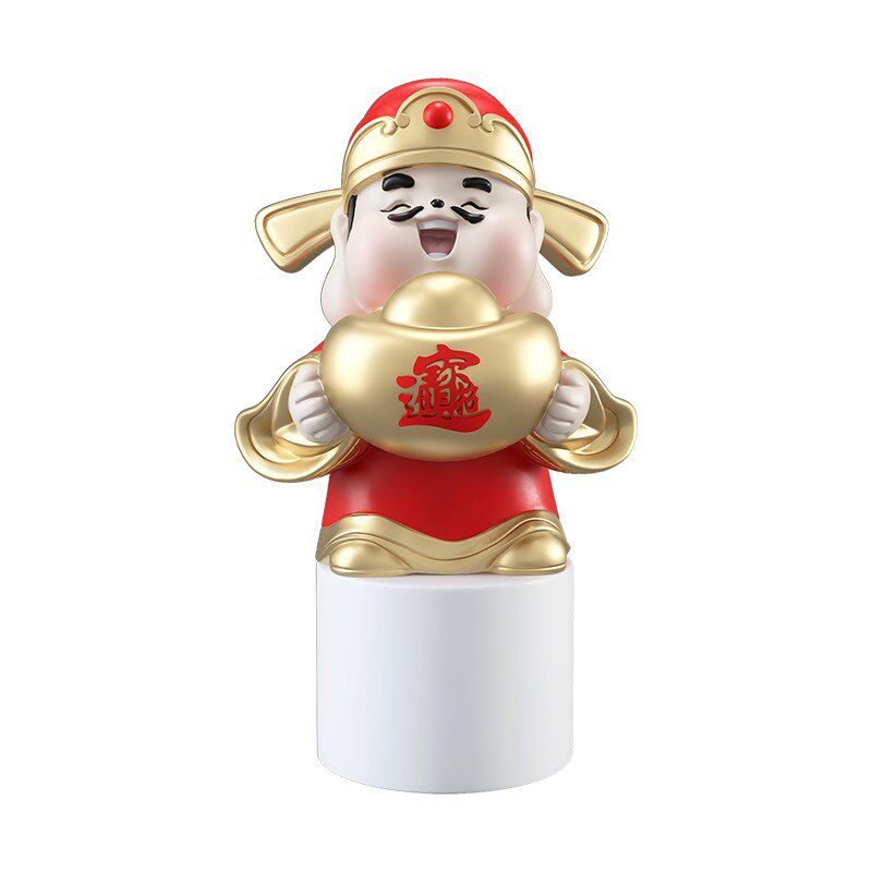 国潮财神爷摆件家用大型落地装饰品客厅电视柜沙发旁开业乔迁礼物