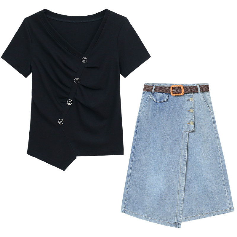 牛仔裙半身薄款裙裤女夏七分裤2021年新款秋季垂感宽松阔腿裤短裤,女装/女士精品,牛仔裤,淘宝优惠券,粉丝福利购,淘宝优惠卷