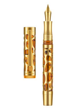 意斯华 Asvine V169负压上墨金属镂空钢笔 明尖书写商务高档套装