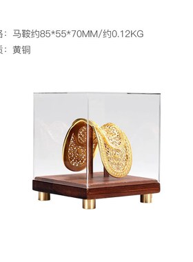 朱炳仁铜步步登高马鞍摆件办公室客厅玄关装饰品乔迁新居开业礼品