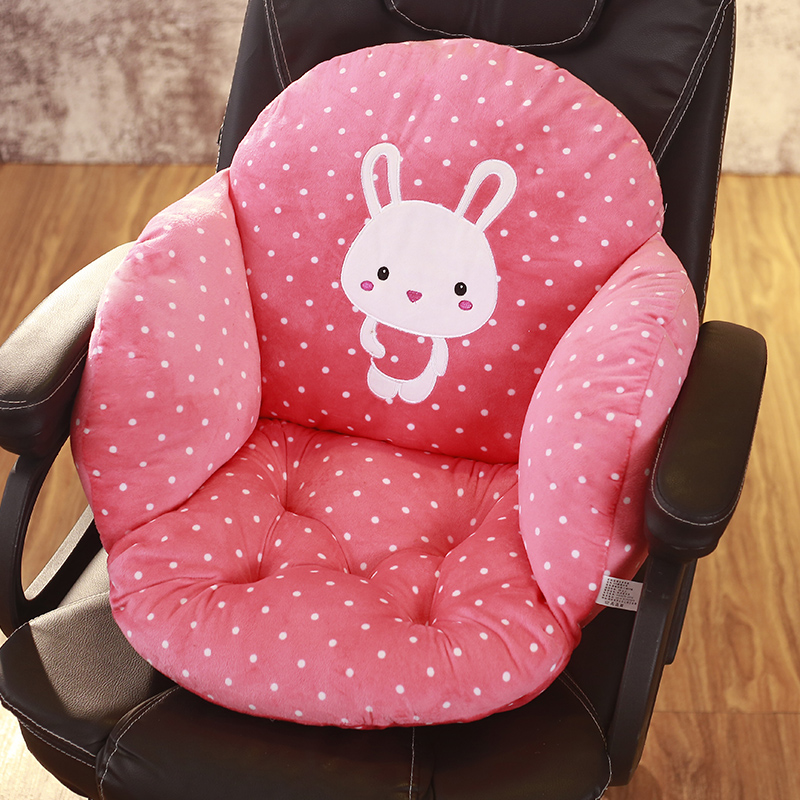 卡通护腰靠垫靠枕孕妇腰枕办公室腰靠椅子坐垫椅垫加厚阳台电脑椅