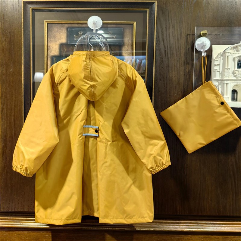 简约儿童雨衣小学生上学专用男童女童2024新款中大童雨披成人外穿