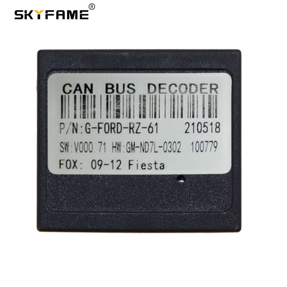 适用于09-12福特嘉年华FIESTA解码协议盒 CANBUS BOX FORD-RZ-61