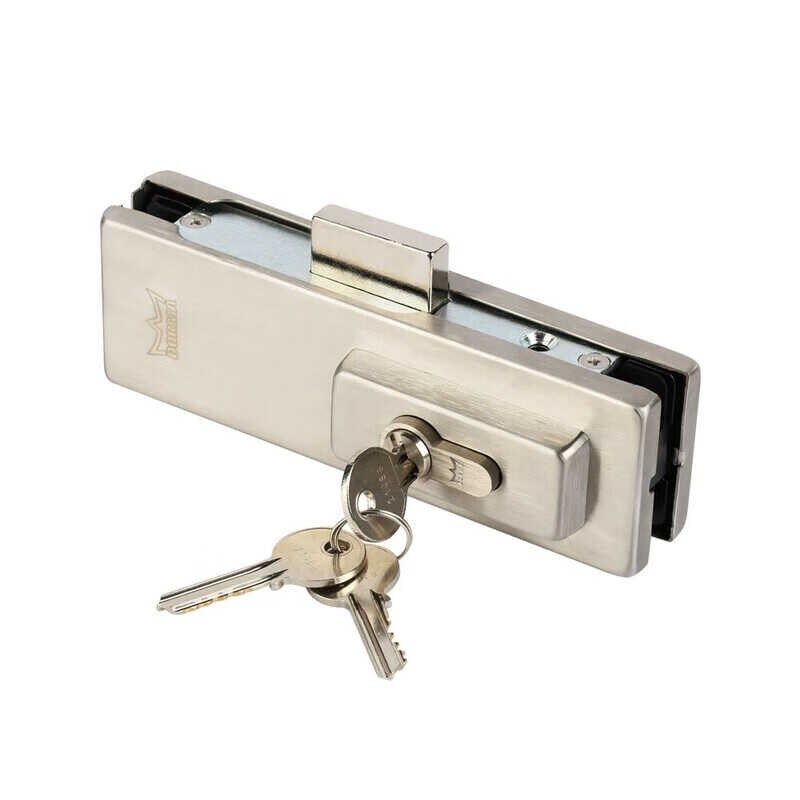 多玛玻璃门夹上夹下夹顶夹曲顶轴片配件不锈钢地锁12mm/15mm/19mm