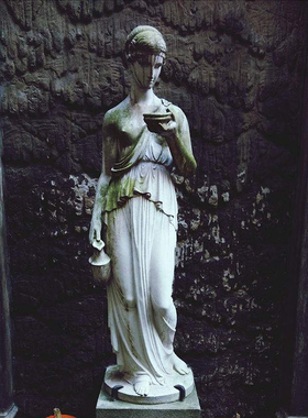 欧式大型落地人物田园庭院花园水池循环流水装饰品摆设办公室客厅