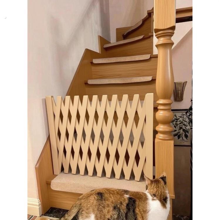 宠物围栏狗笼隔断拦狗栅栏阳台隔离门可伸缩栅栏门挡狗挡猫兔护栏图片