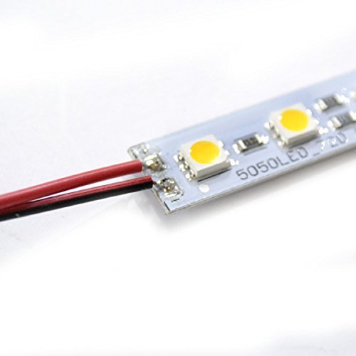 led硬灯条柜台灯12v 灯带5050亮眼暗格珠宝手机展示柜照明