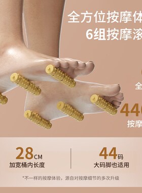 日式泡脚桶家用过小腿高深桶过膝加热便携加厚保温足浴桶冬天洗脚