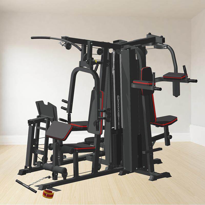 五人站综合训练器组合训练器力量型健身器材单位健身器械工厂直供