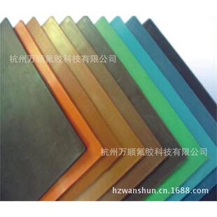 氟胶板规格6.0mm*1M*10M厂家加工氟橡胶板彩色氟橡胶板橡胶板