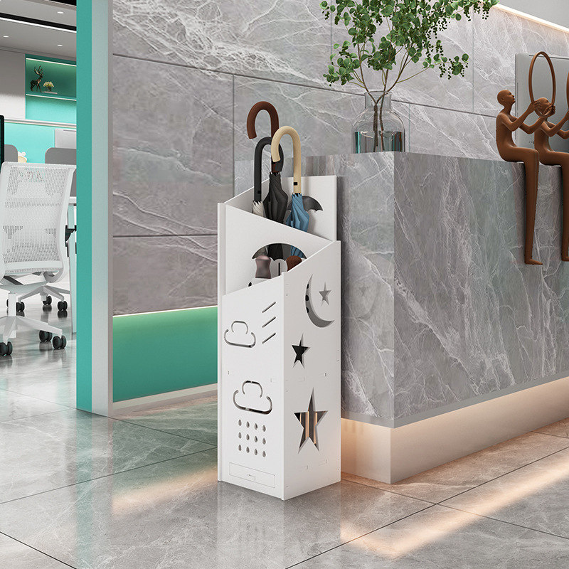 放雨伞收纳架挂墙门口家用小伞桶沥水架创意壁挂式架子进门雨具筒