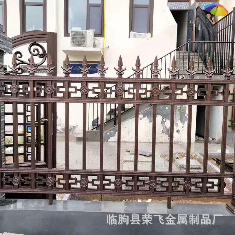 铝艺护栏小区别墅院墙防护栏现货防攀爬庭院隔离栏防护围墙栅栏
