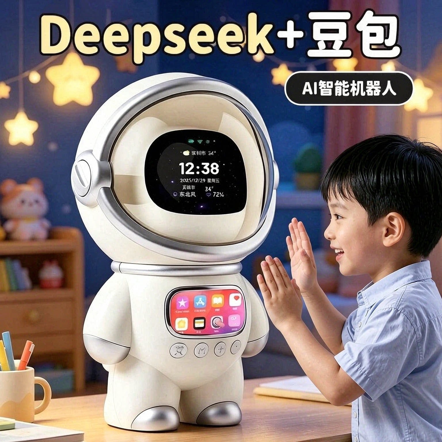 ai智能机器人对话陪伴学习玩具