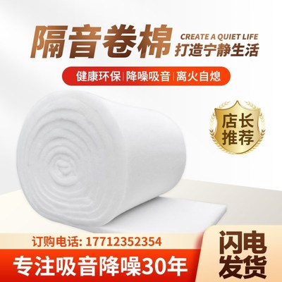 隔音棉墙体防火聚酯纤维吸音棉消音棉隔音板材料卧室家用填充吊顶