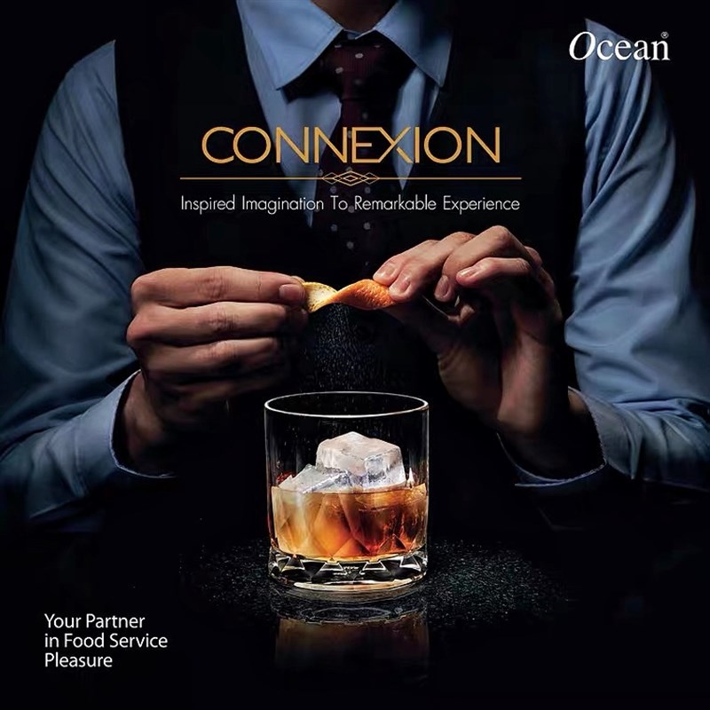 泰国ocean进口水晶玻璃杯透明啤酒杯洋酒杯水杯鸡尾酒杯威士忌杯