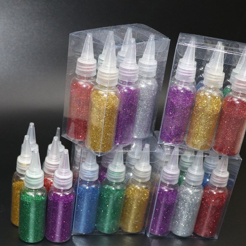瓶装12色金葱粉金粉银粉节日鲜花束装饰闪光粉手工DIY亮片粉