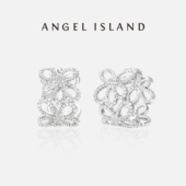 ANGEL ISLAND天使岛洛拉Lola镂空花朵锆石耳圈高级感轻奢原创耳环