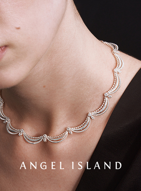 ANGEL ISLAND天使岛「Colette珂蕾」蕾丝珠边宫廷项链