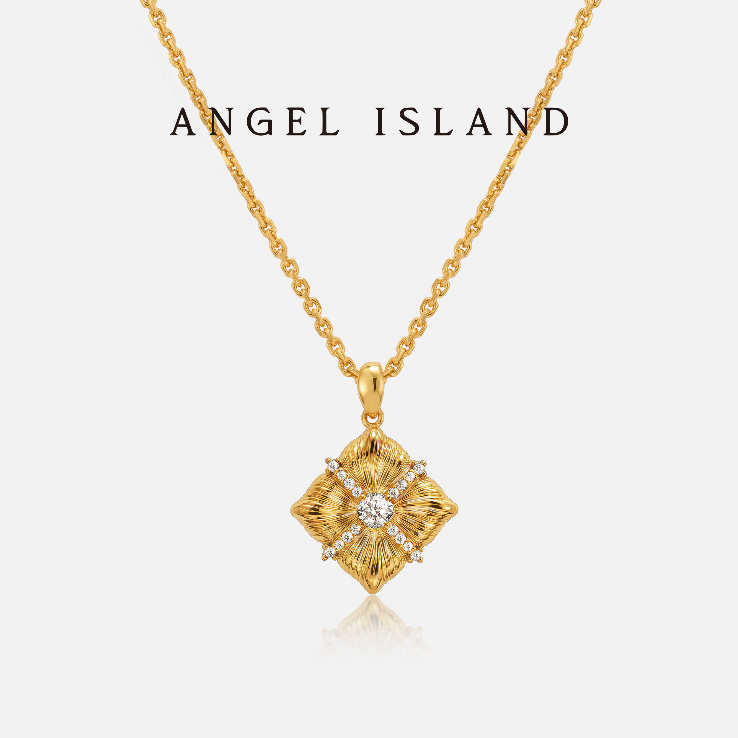 明星同款ANGEL ISLAND天使岛小方糖项链女款2026新款高级轻奢配饰